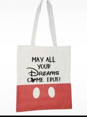 NWT-2 Disney “May All Your Dreams Come True” Tote Bags- White & Red
Blue & White